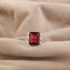 Pink Rubellite Gemstone Silver Ring, 925 Sterling Silver Handmade Jewelry, Partywear Ring Gift For Women RR-78-16