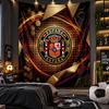 Wandtapijt Spanje Voetbal Print Doek voor Woonkamer Slaapkamer Huisdecoratie