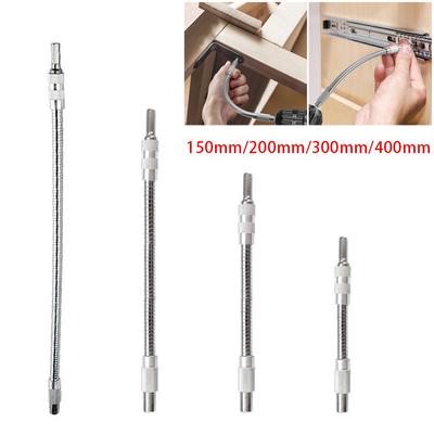 Bit Holder Extension 150/200/300/400mm Driver Bits Extend Rod Flexible