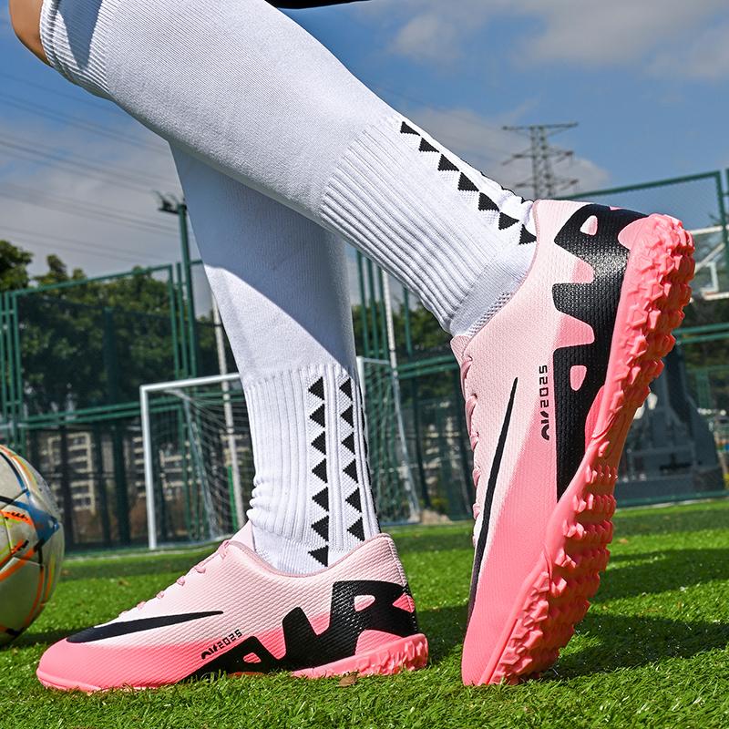 Original Men Football Shoes TF/FG Indoor Society Cleats Soccer Shoes Professional Fast Football Field Boots Grass Training Match