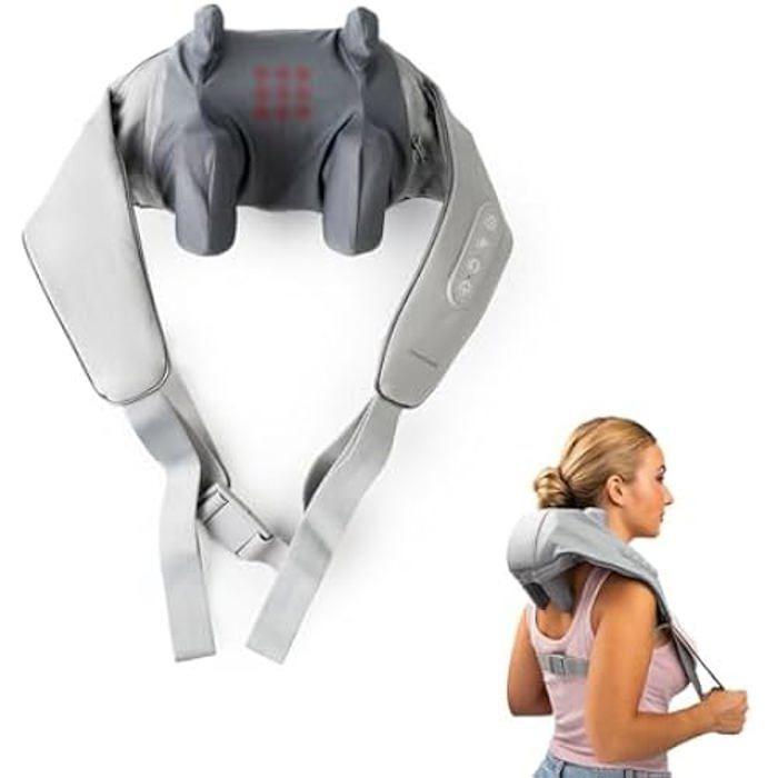 Masseur cervical et dos 6D - INNOVAGOODS - Rechargeable - 3 vitesses - 3 modes - Chaleur