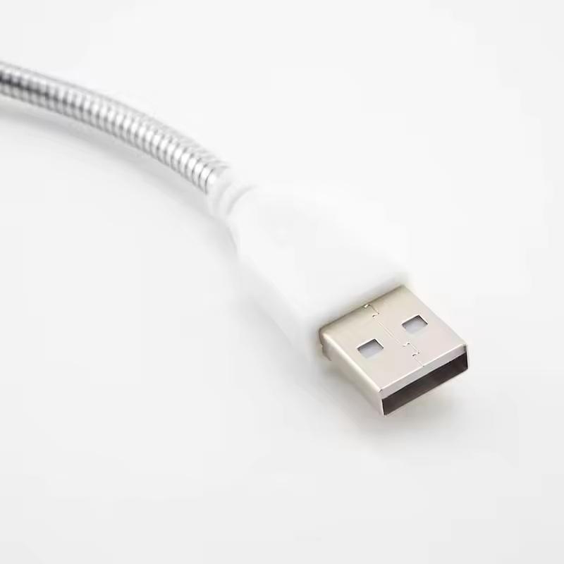 Usb Extension Cable Led Light Fan Power Supply Adapter Male To Female Cable Flexible Metal Hose Cord M20