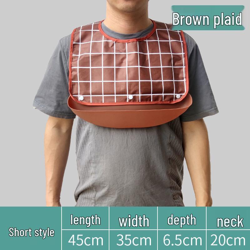 Elderly Silicone Anti-Stain Waterproof Bib - Easy to Clean