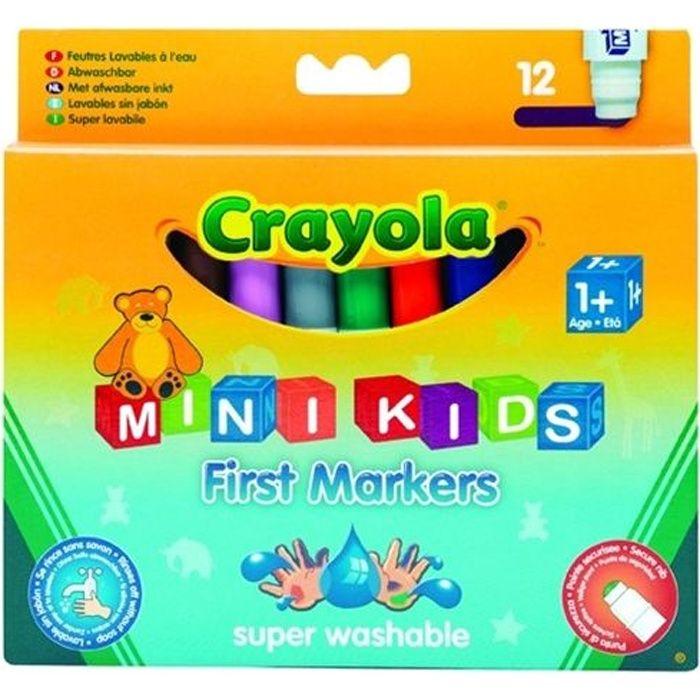 Set van 12 kleurpotloden voor kinderen - CRAYOLA - Meerkleurig - Gebruikershandleiding inbegrepen