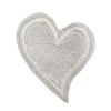 Heart Rhinestones Patches for Clothes Wedding Dress Jackets Tshirt Rhinestones Appliques Heart Sew On Iron On Patches