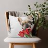 Cute Pet Mini French Bulldog Cushion Cover Decorative Pillow Sofa Home Decor Case Pillow Cases