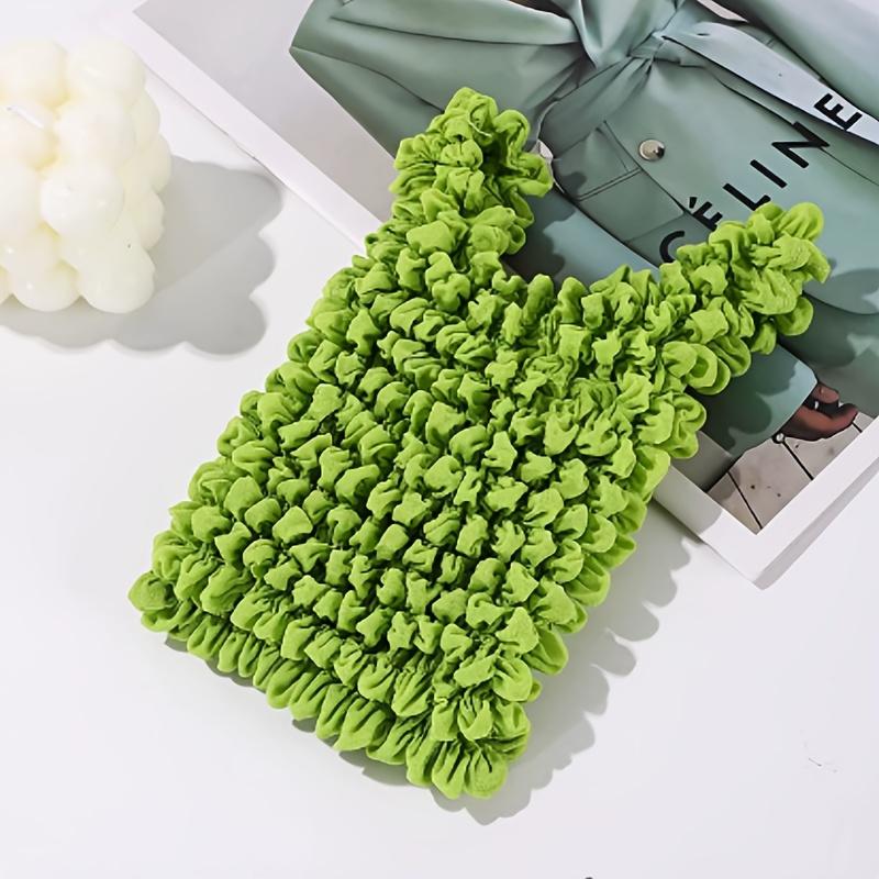 Magic Elastic Tote Bag - Large Capacity, Retractable Shopping Bag, Reusable Polyester Fiber, Machine Washable, Multi-Color, Grocery Bag