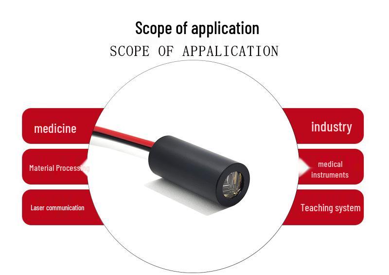 635nm 5mW Industrial Crosshair Red Laser Module