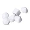 14pcs Blank Dice DIY Board Multi Shape Polyhedral Puzzle Blank Dice Set for Board Game Number
