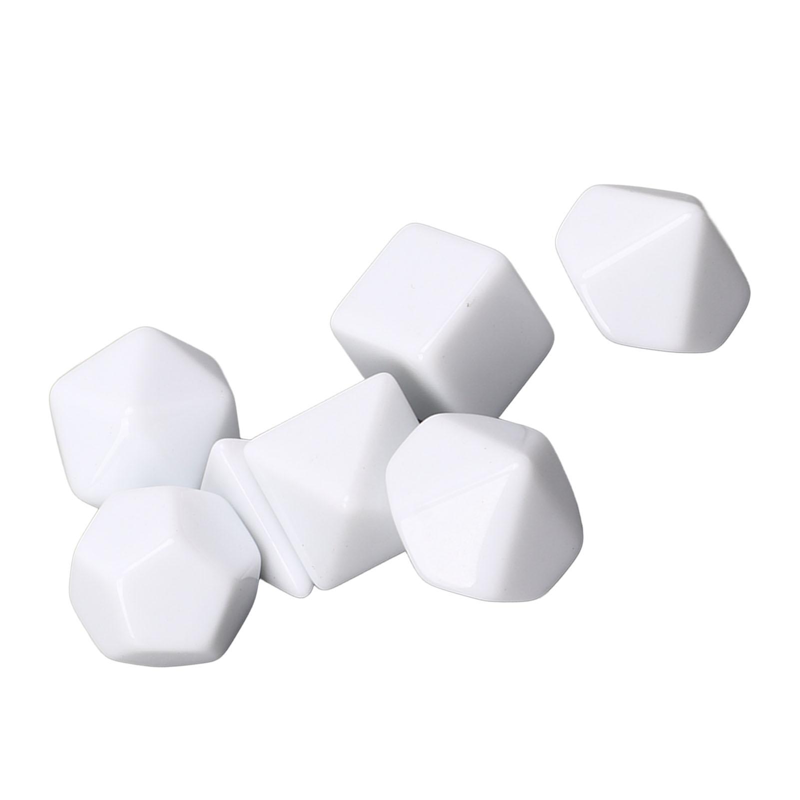 

14 шт. пустых игральных костей DIY доска многогранная головоломка многогранная пустых игральных костей набор для настольной игры номер