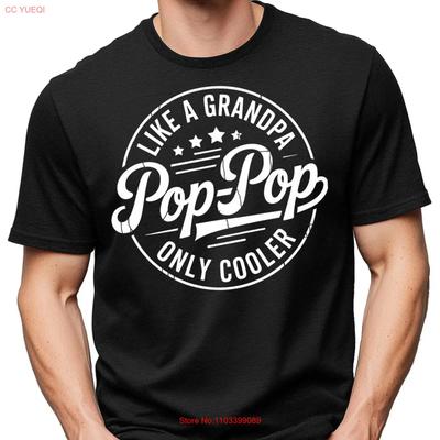 Pop T Shirt Like A Grandpa Only Cooler Funny Grandfather Cool Apparel Best Grandparent Fathers Day Present For Him Vintage