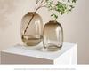 Elegant Acrylic Glass Vase for Fresh Flower Arrangements - Hydroponic Campanula, Willow Bark, and Horse Chestnut Display for Living Rooms