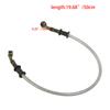 Motocykl Dirt Bike Opletená brzdová hadice Ocelové brzdové lanko Hydraulická trubka 28 stupňů Banjo 500mm-1200mm pro univerzální motocykl