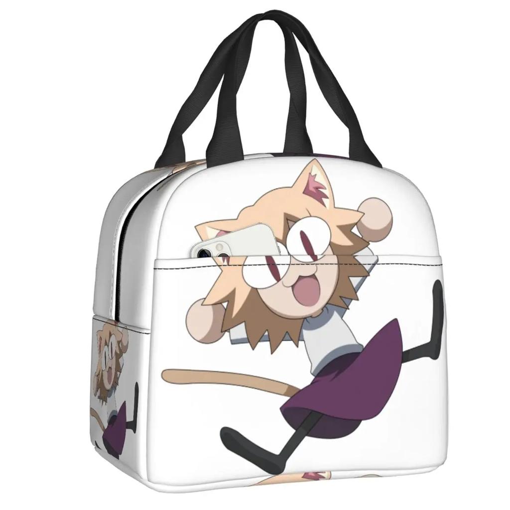 Custom Funny Neco Arc Lunch Bag Men Women Cooler Warm Insulated Lunch Box for Student School Thermal Bags lunchbag