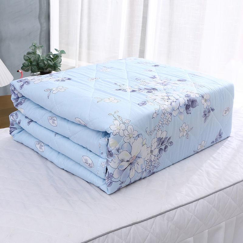 Spring Summer Thin Quilt Comfortable Single Double Blanket Quilts for Children Adults