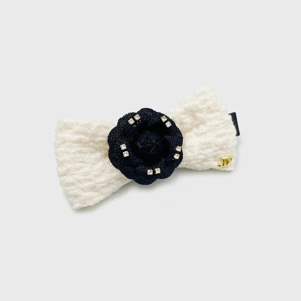 Camellia Stone Ribbon Hair Clip JC011SL