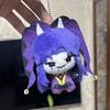 New 10Cm Sweet Animated Circus Purple Jester Stuffed Buddies Keyring Video Game Freak Character Plush Cuddly Toy Plushie Backpack Ornament