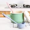 Wheat Straw Soup Spoon Long Handle Plastic Colander Filter Mesh Tableware  Pot Scoop Home Kitchen