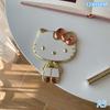Sanrio High Beauty Hello Kitty 3D Folding Mirror Portable Handheld Makeup Mirror Kawaii Cartoon Anime Style Mirror Girl Gift
