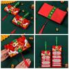 Hongbao Lucky Money Bag Thickened New Year Red Packet Snake Year Folding Red Envelope  Party
