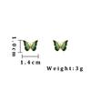 Stud Earrings for Women Enamel Oil Butterfly Earrings Cute Sweet Korean Small Jewelry aretes de pendientes brincos