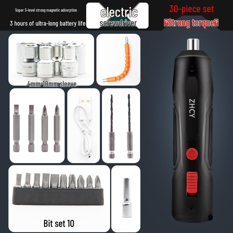 Cordless Multi-Function Electric Drill & Screwdriver Set