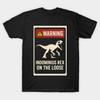 Men Black Print T-shirt Indominus Rex No-Cut Transfer Paper Print Cotton Tshirt