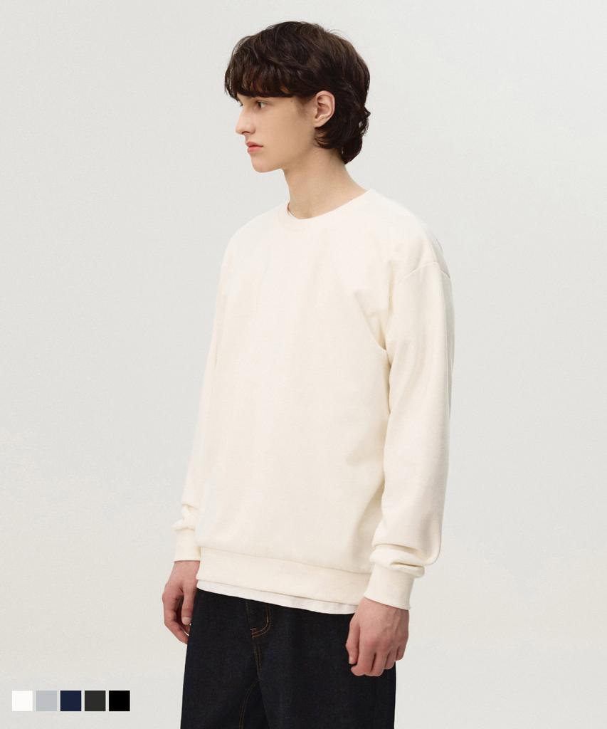 TOPBOY [Non-Fleece Or Fleece] Easy Sweatshirt 5 Colors (D Type)