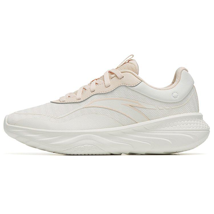 Anta Lightweight Cushioning Low Top Running Shoes Women's White Blue 122247715-4