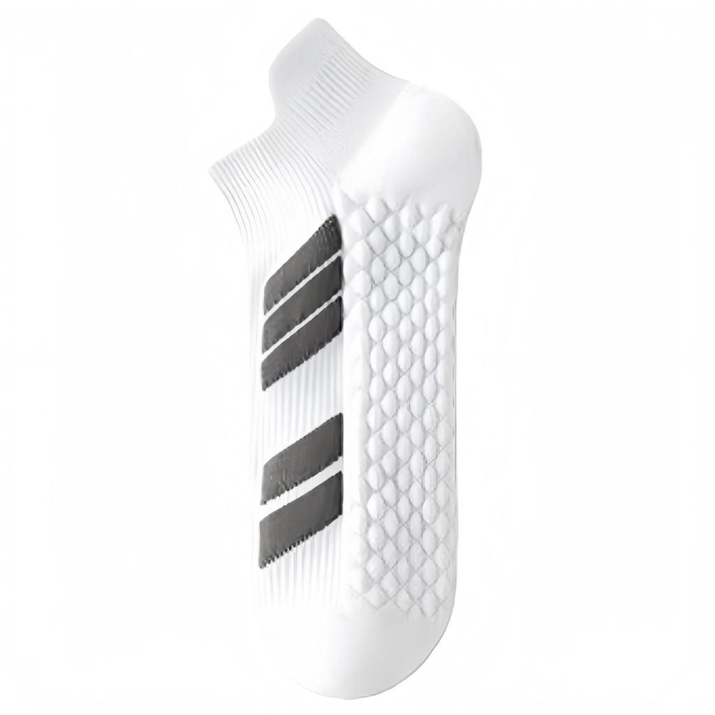 Herren Geruchshemmende Rutschfeste Knöchel Badminton Socken mit Dickem Frottee Boden für Laufen, Große Größen