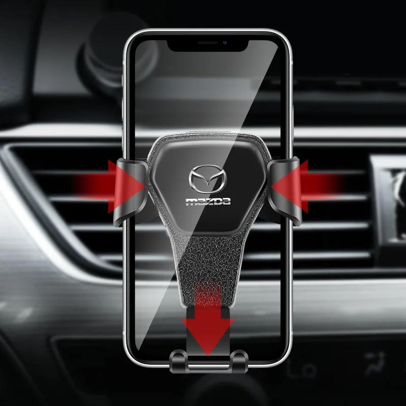 Gravity Car Phone Holder Air Vent Mount for Mazda CX3 CX4 CX5 3 CX30 CX7 CX8 CX9 RX7 Atenza Axela Smartphone Support Stand