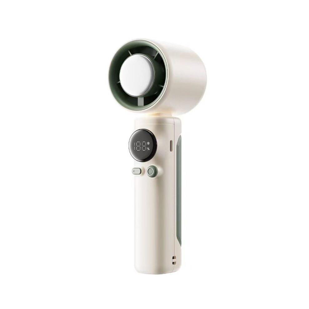Portable 100-Speed Turbo Handheld Fan with Cooling USB Rechargeable Ideal for Home and Outdoor Use