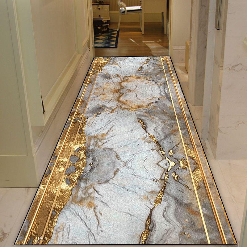 Moderner Abstrakt Korridor Teppich Villa Treppenhaus Flur Heimdeko Laufsteg Teppiche Rutschfest Waschbar Küche Durchgang Bodenmatten