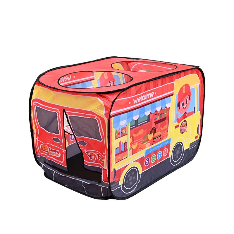 Kids' Fire Truck, Police Car, Bus, and Ambulance Play Tent for Indoor & Outdoor Fun