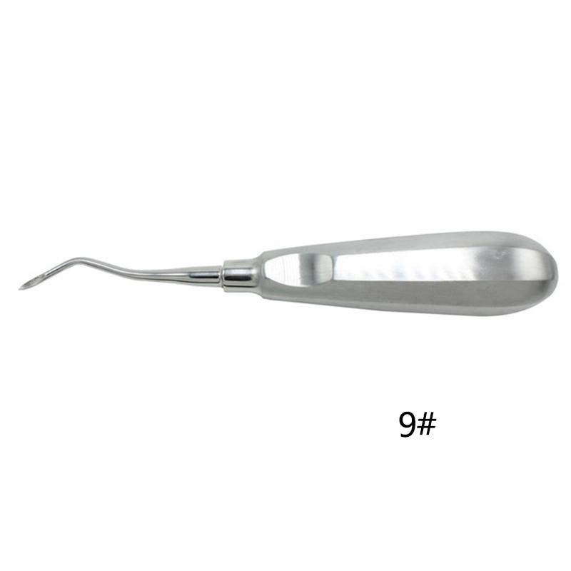 Dental Elevator Stainless Steel Tooth Dentist Tools Kit Stright Curved Root Elevator Minimally Invasive Dentistry Tools