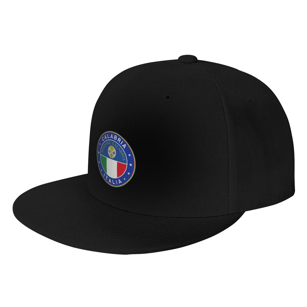 Fashion Calabria Italy Flat Brim Sun Hat Trendy Matching Sports Visors