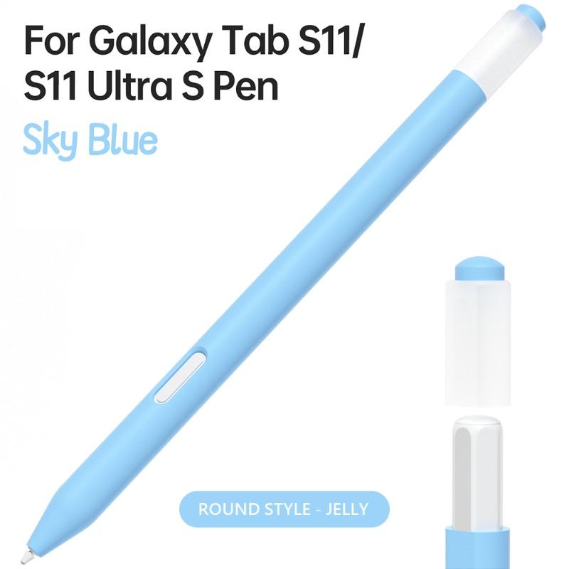Silicone Pen Case for Samsung Galaxy Tab S11 S11 Ultra Tablet Stylus Protective Cover Soft Shockproof Non-slip Pencil Cases