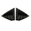 For Buick Regal Opel Insignia B 2017-2025 Car Rear Louver Window Side Shutter Cover Trim Sticker Vent Scoop ABS Carbon Fiber