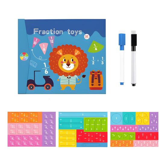 45659 Sets Magnetic Fraction Tiles Circles Percentage Decimal Fraction Learning