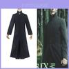 Película The Matrix Cos Suit Chaqueta cortavientos Neo Disfraz de Halloween