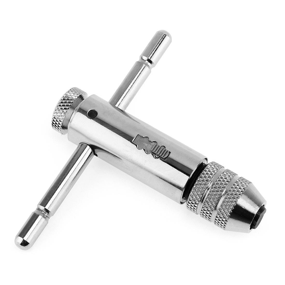 

Ключ с трещоткой, Т-образной формы, 1/2 дюйма, с оцинкованной поверхностью и регулируемой поворотной ручкой для нарезания резьбы