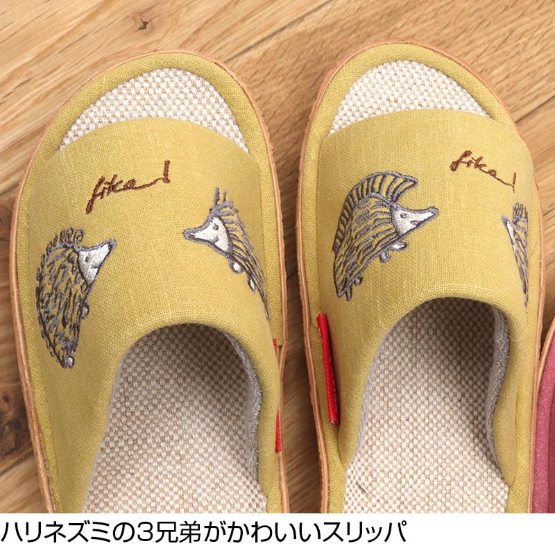 Lisa Larson Hedgehog Room Lisa Larson Room Size [LISA LARSON] Sandals/Slippers [Cute Shoes] (Pink, M)