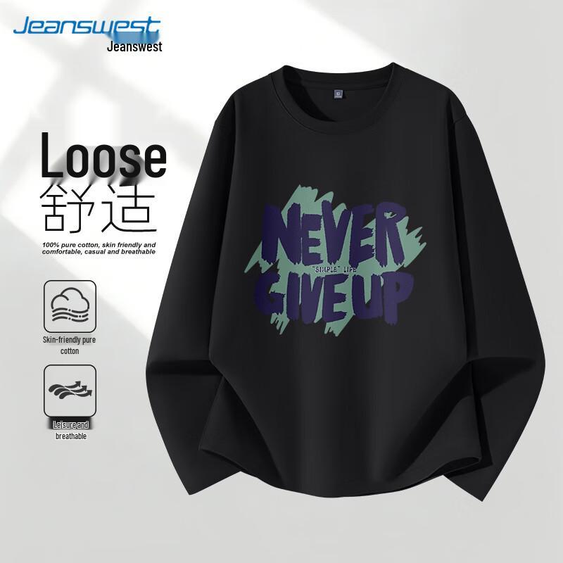 

Jeanswest Men s Cotton Long-Sleeve Graphic T-Shirt 3XL