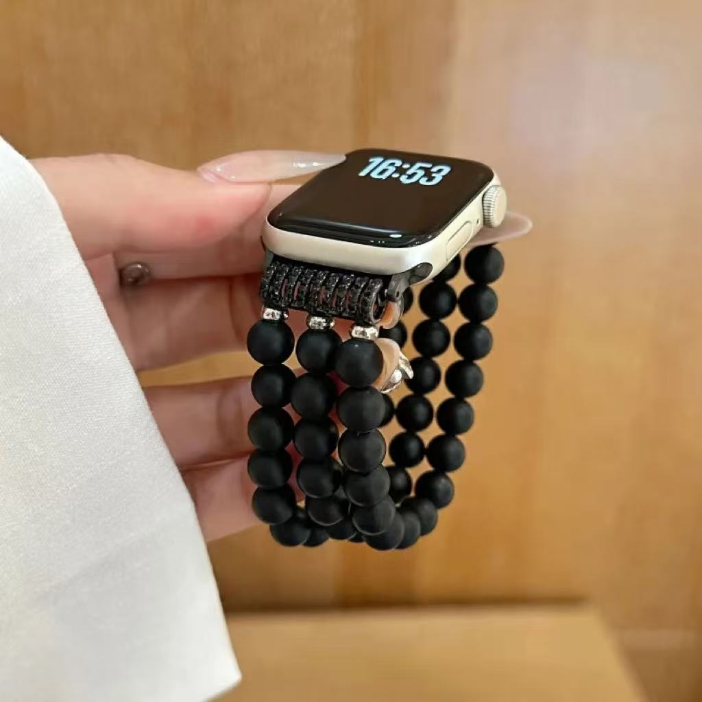 

correa For huawei fit 4 watch strap Buddha bead bracelet For huawei watch Fit 3 accessory band 4pro straps Smartwatch Wristband huawei watch fit 3 чёрный