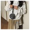 Portable Denim Hat Shape Wallet with Hand-Held Strap Pendant Bag Money Pouch Headphone Bag Women