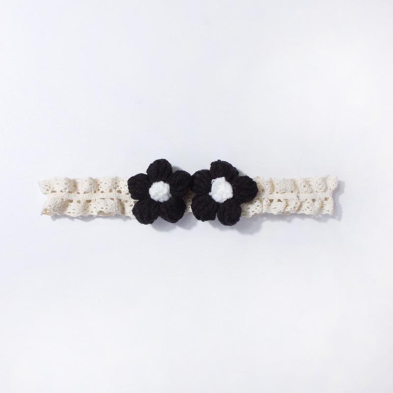 New lace baby headband, cute flower children's headscarf, thin soft baby hair accessories
