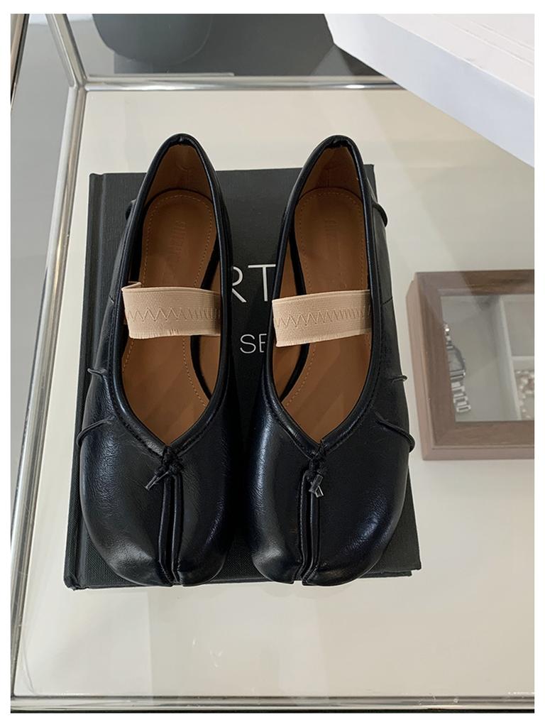 2025 Fashion Brand Tabi Ninja Shoes Woman Flats Ballet Split Toe Ballerinas Ladies Loafers Tacones Female Moccasins Sliver Mujer