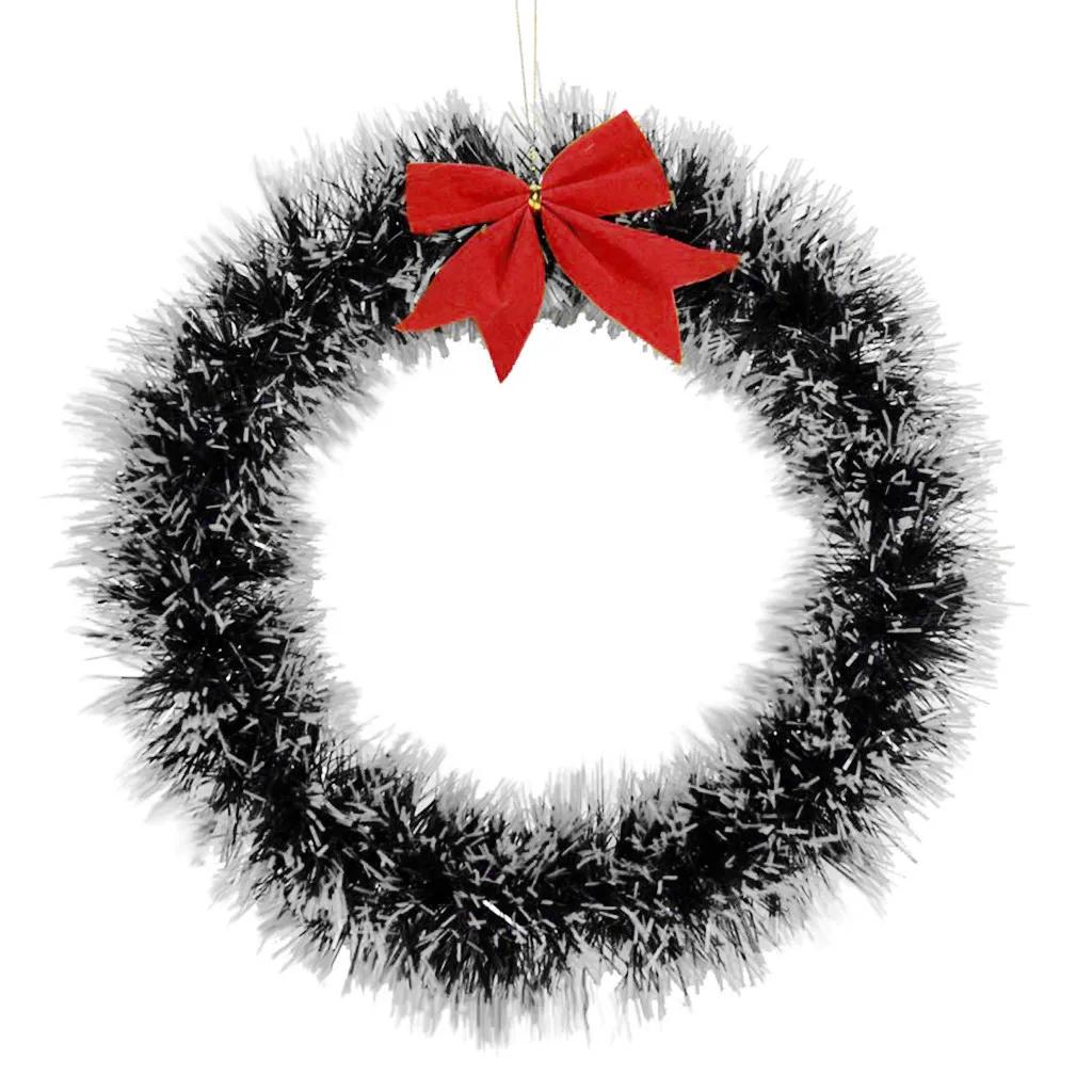 Christmas Wreath Xmas Tree DIY Garlands Vine Rings Rattans Door Wall Hanging Pendant Ornaments New Year Festive Party Decoration