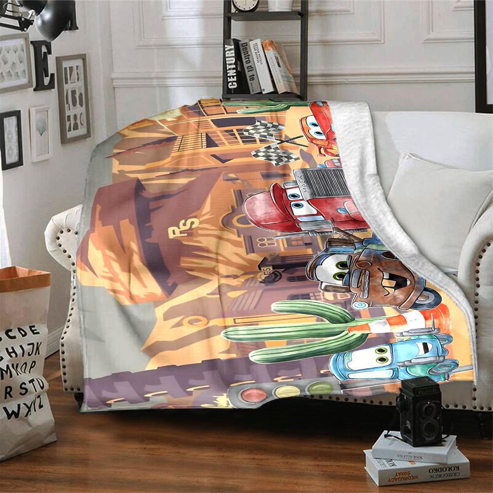 Mickey Mouse Collage Flannel Blanket, Soft and Warm, Suitable for Beds and Sofas, All Seasons, Portable Travel Blanket. 073094