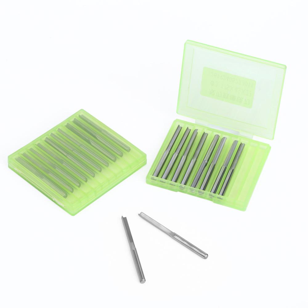 Double-Edged Straight Flute MDF Alloy Milling Cutter for Woodworking and Engraving